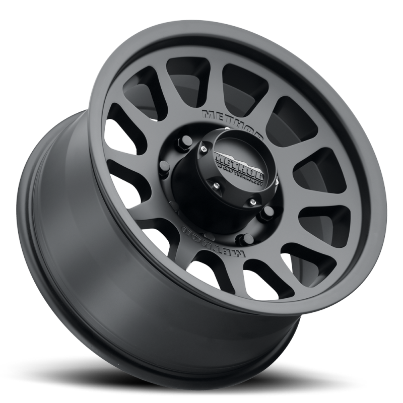 Method Mr703 17x8.5 0mm Offset 8x6.5 130.81mm CB Matte Black Wheel - Mammoth Racing -