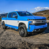 Westin 2019 Chevrolet Silverado/Sierra 1500 Crew Cab Non LD PRO TRAXX 5 Oval Nerf Step Bars - Black - Mammoth Racing -