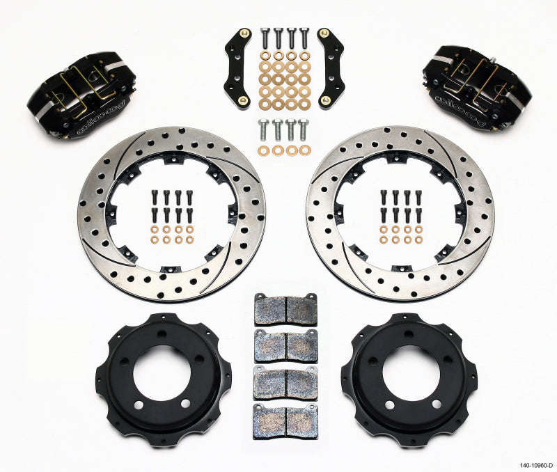 Wilwood Dynapro Rear Kit 12.19in Drilled Backdraft Cobra (bmw E36 Based) - Mammoth Racing -