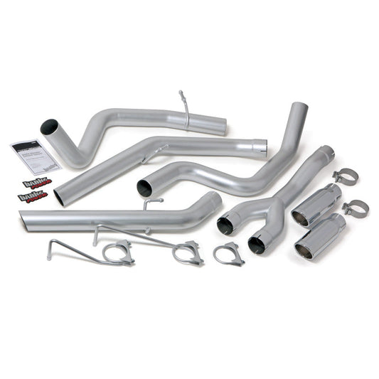 Banks Power 14-15 Dodge Ram 1500 3.0L Diesel Monster Exhaust System - SS Dual Exhaust w/ Chrome Tips - Mammoth Racing -