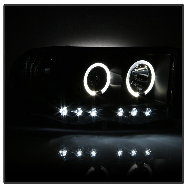 Spyder Dodge Ram 1500 02-05/Ram 2500 03-05 Projector Headlights LED Halo LED Blk PRO-YD-DR02-HL-BK - Mammoth Racing -