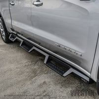 Westin 19-22 GMC Sierra 1500 CC 6.5ft Bed (Excl. 2019 Ltd/LD) HDX Drop W2W Nerf Step Bars - Tex. Blk - Mammoth Racing -