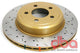 DBA 08-09 Charger / Magnum / Challenger w/o Brembo Brakes Rear Drilled & Slotted 4000 Series Rotor - Mammoth Racing -