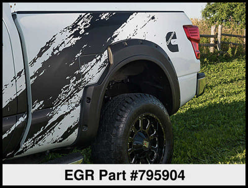 EGR 16+ Nissan Titan XD Bolt-On Look Fender Flares - Set - Mammoth Racing -