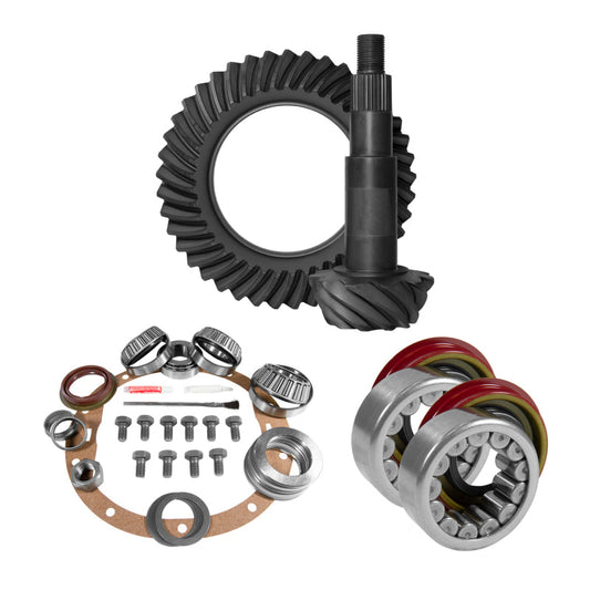 Yukon Gear Ring & Pinion Install Kit For 8.6in. GM Rear 4.56 Ratio w/Axle Bearings + Seal - My Store