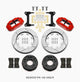 Wilwood Narrow Superlite 6R Front Kit 12.19in Drilled Red 63-87 C10 w/ Wilwood Pro Spindles - My Store