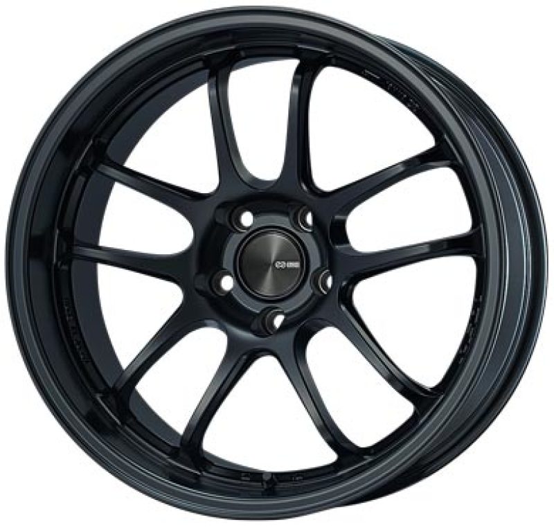 Enkei PF01EVO 18x10.5 22mm Offset 5x120 72.5mm Bore Matte Black Wheel Special Order / No Cancel - Mammoth Racing -