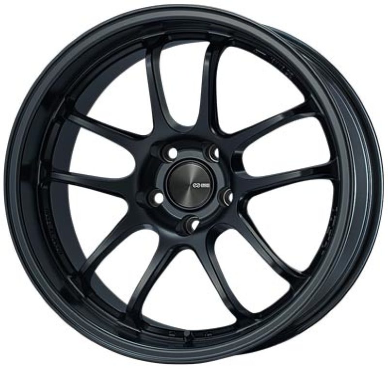 Enkei PF01EVO 18x9.5 15mm Offset 5x120 72.5mm Bore Matte Black Wheel Special Order / No Cancel - Mammoth Racing -