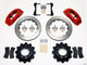 Wilwood Tc6r Rear Kit 16.00in Red 1999-2010 GM Trk 2500 HD 4.84 Cntr - My Store