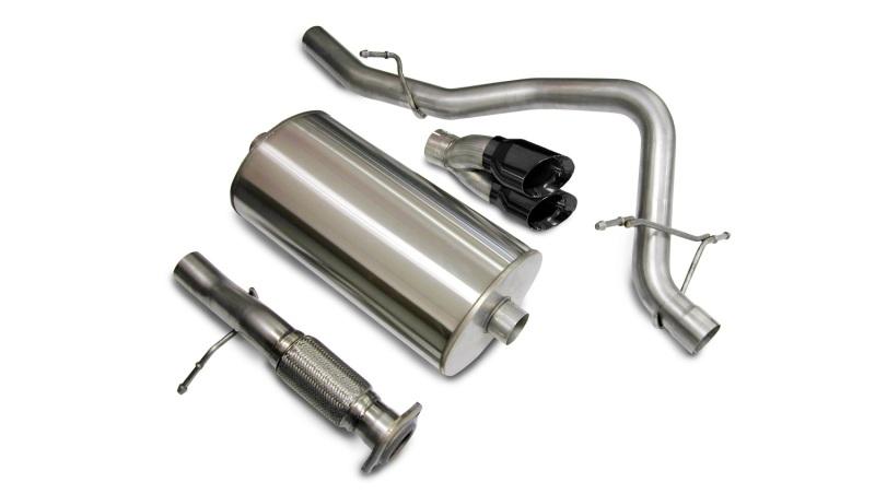 Corsa 07-08 Chevrolet Tahoe 5.3L V8 Black Sport Cat-Back Exhaust - Mammoth Racing -