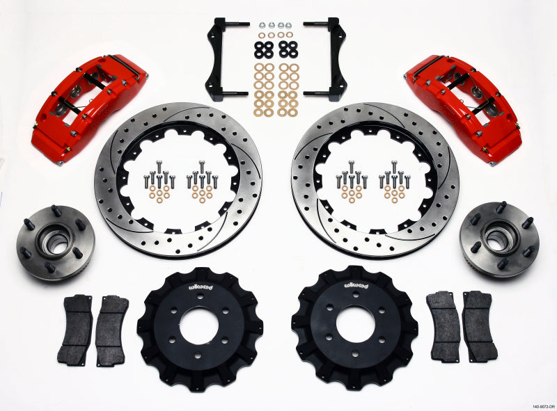 Wilwood Tc6r Front Kit 16.00in Drilled Red 2004-2008 Ford F150 - My Store