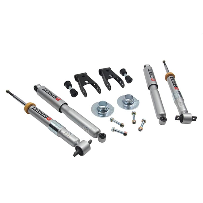 Belltech 15-17 Ford F-150 +1in to -3in Front 2in Rear Lowering Kit - Mammoth Racing -