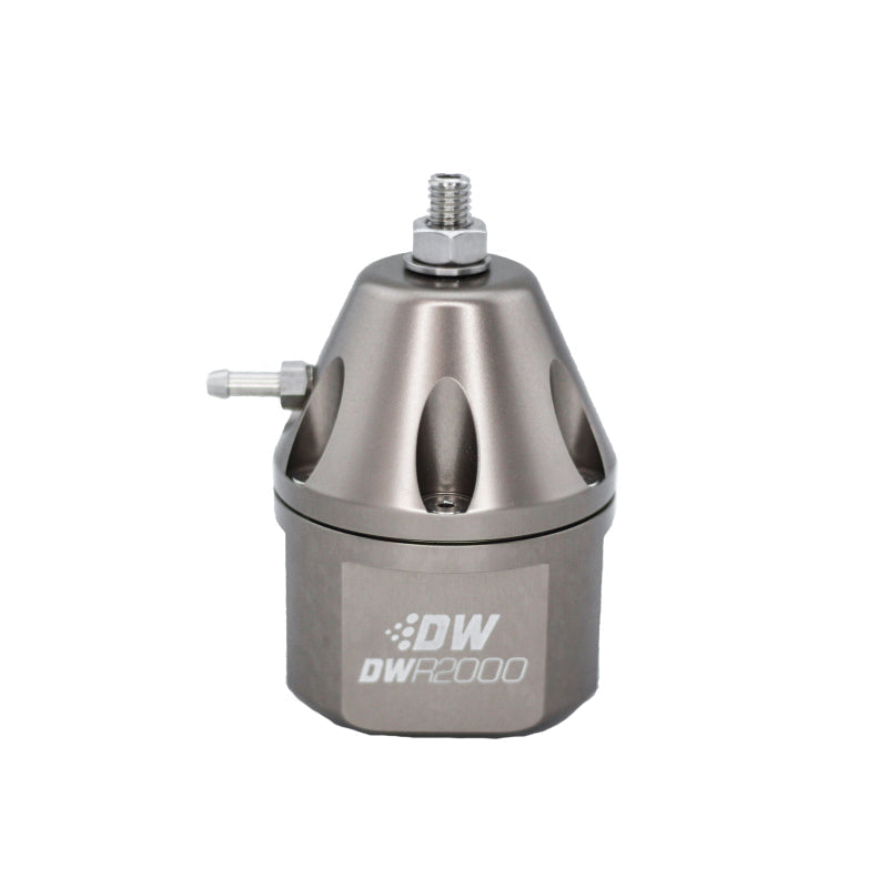 DeatschWerks DWR2000 Adjustable Fuel Pressure Regulator - Titanium - Mammoth Racing -