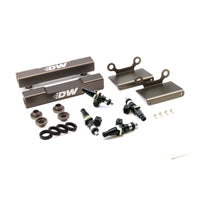 DeatschWerks 04-06 Subaru STI/LGT Side Feed to Top Feed Fuel Rail Conv Kit w/ 1500cc Injectors - Mammoth Racing -
