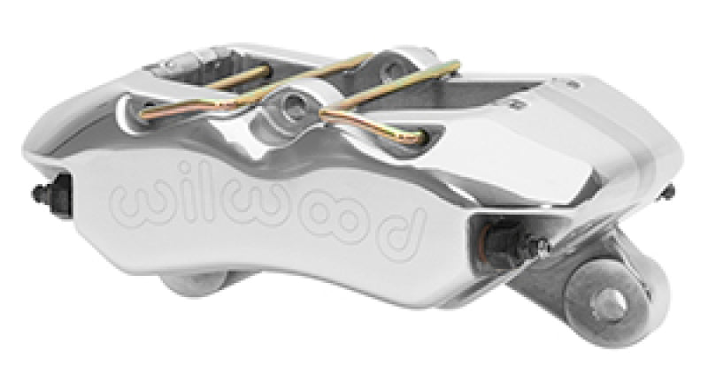 Wilwood Caliper-Forged Dynapro 5.25in Mount/ 4 - 1.98in Pistons/ .81in x 13.06in. Rotor - Polished - Mammoth Racing -