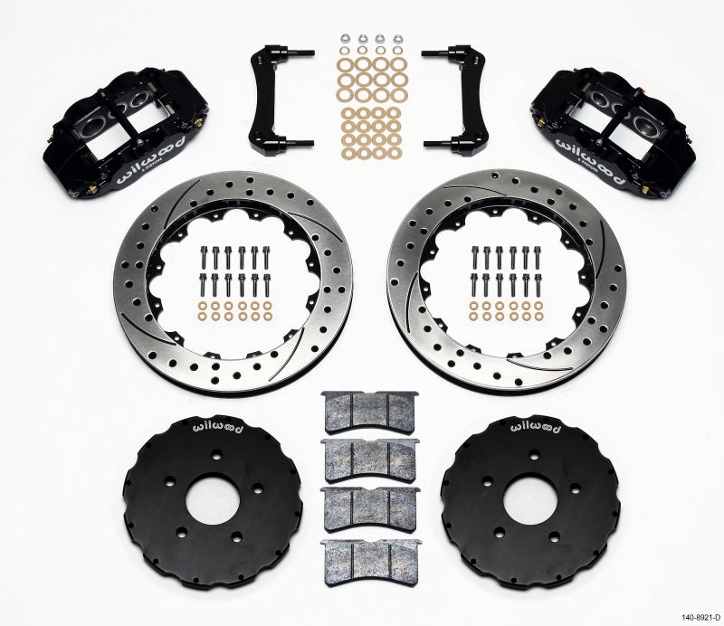 Wilwood Narrow Superlite 6R Front Hat Kit 13.06in Drilled 2005-up Corvette C6 - My Store
