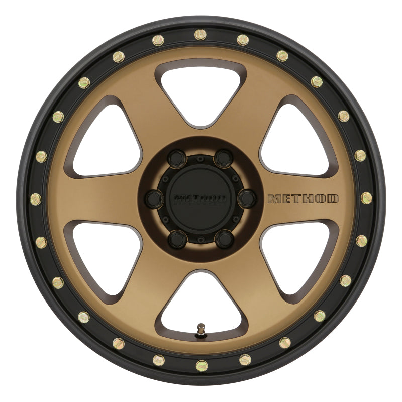 Method Mr310 Con6 17x8.5 +35mm Offset 6x5.5 106.25mm CB Method Bronze/Black Street Loc Wheel - Mammoth Racing -
