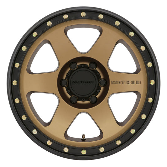 Method Mr310 Con6 17x8.5 +35mm Offset 6x5.5 106.25mm CB Method Bronze/Black Street Loc Wheel - Mammoth Racing -