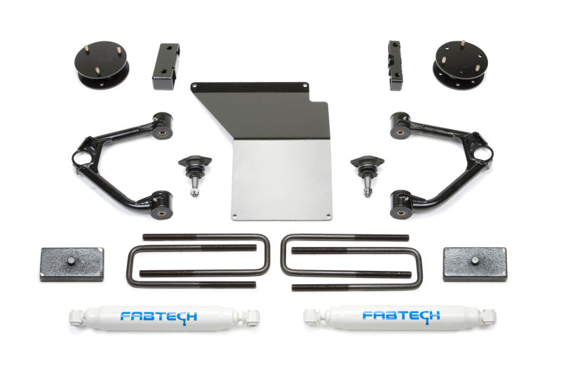 Fabtech 07-18 GM K1500 w/OE Forged UCA 3.5in Budget UCA System w/Rear Perf. Shocks - Mammoth Racing -