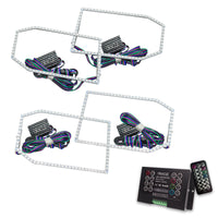 Oracle Chevy Silverado 14-15 Halo Kit Non-Projector Style - ColorSHIFT w/ 2.0 Controller - Mammoth Racing -