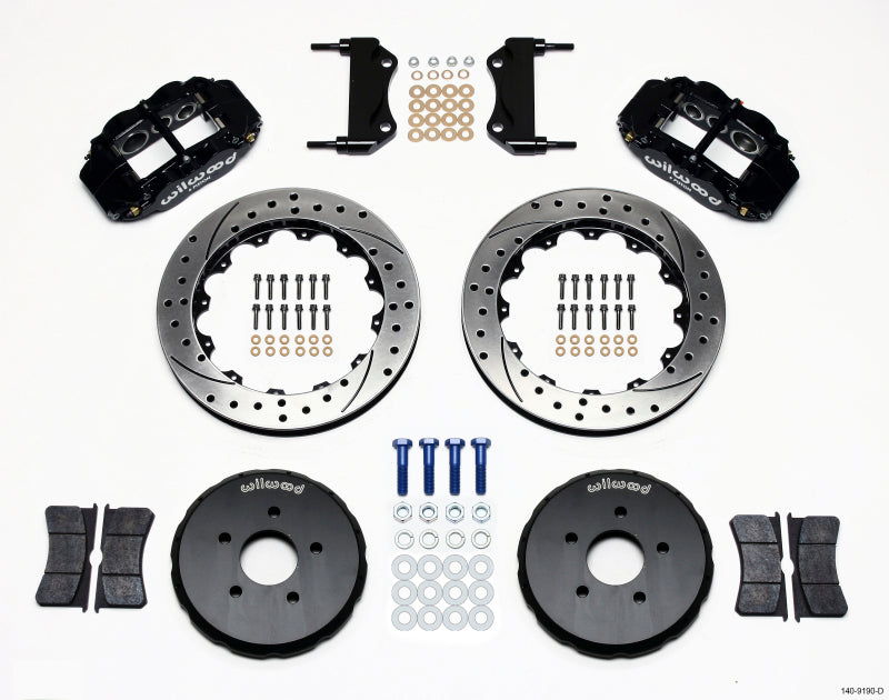 Wilwood Narrow Superlite 6R Front Hat Kit 13.06in Drilled Nissan 350Z/Fiti G35 - My Store