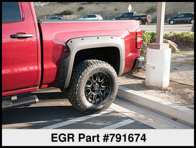EGR 14+ Chev Silverado 5ft Bed Bolt-On Look Fender Flares - Set - Mammoth Racing -