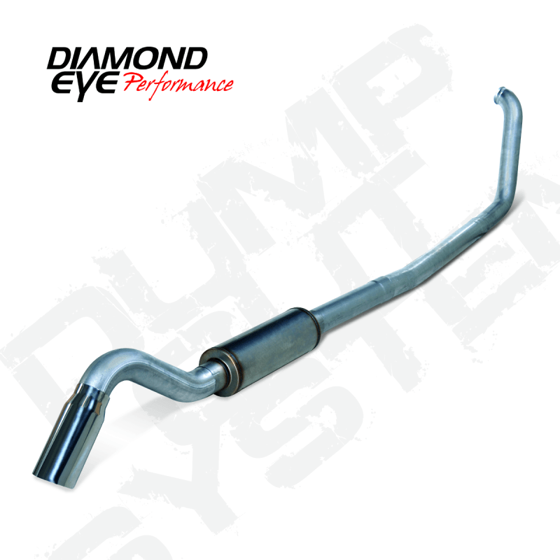 Diamond Eye KIT 4in TB SGL SS: TURN DOWN 00-03 FORD 7.3L F250/F350 - Mammoth Racing -