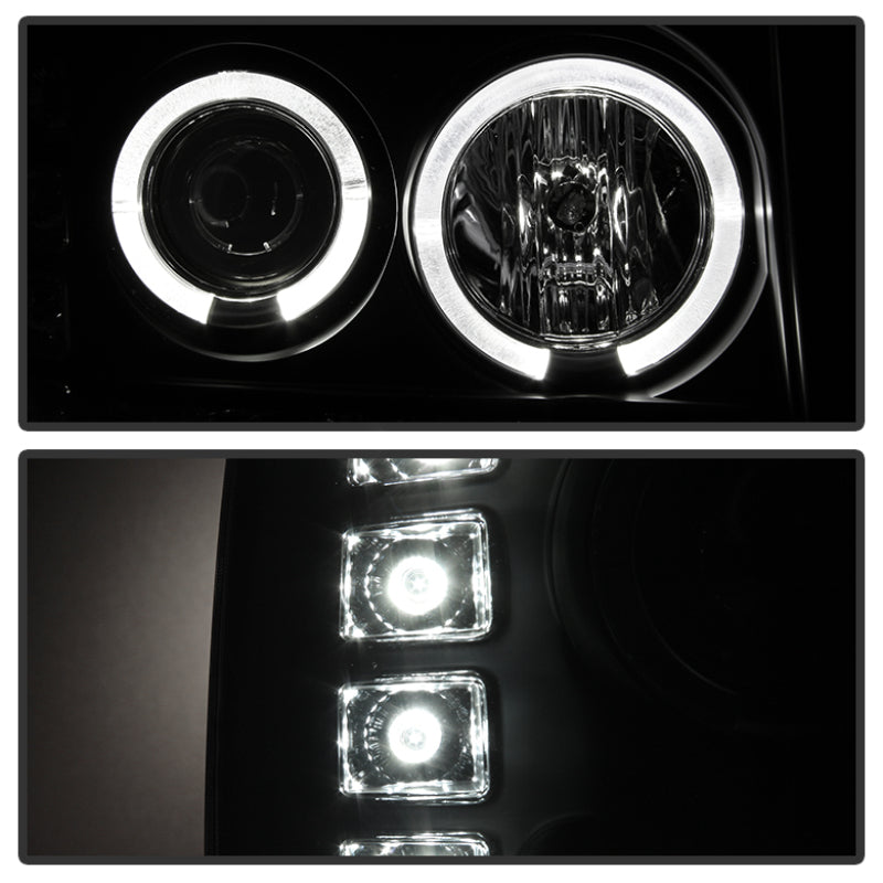 Spyder GMC Sierra 1500/GMC Sierra Denali 08-13 Projector LED Halo- LED Blk PRO-YD-GS07-HL-BK - Mammoth Racing -