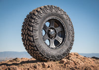 Icon Shield 17x8.5 5x5 0mm Offset 4.75in BS 71.5mm Bore Satin Black Wheel - Mammoth Racing -