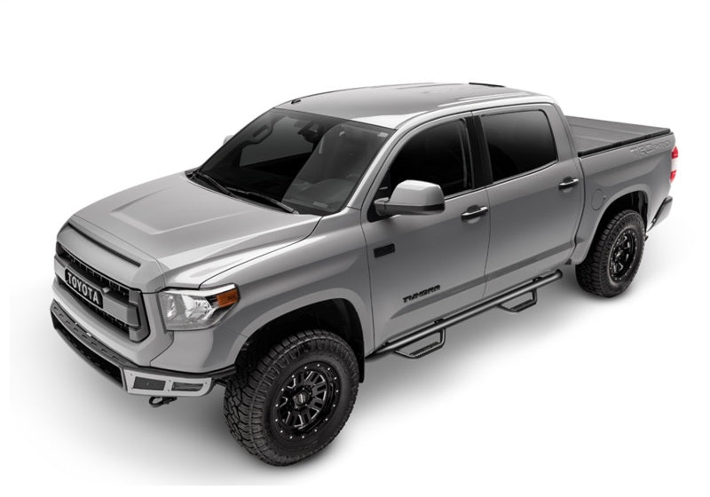 N-Fab Nerf Step 14-17 Chevy-GMC 1500 Double Cab 6.5ft Bed - Tex. Black - W2W - 3in - Mammoth Racing -
