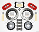 Wilwood Aero6 Front Hat Kit 14.25 Drilled Red 2006-10 Magnum/Challngr/Chrgr/300C - Mammoth Racing -
