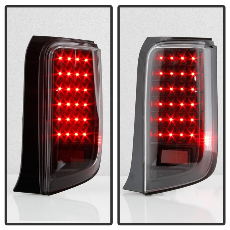 Xtune Scion Xb 08-10 LED Tail Lights Black ALT-ON-TSXB08-LED-BK - Mammoth Racing -