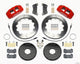 Wilwood Dynapro 6 Front Hat Kit 12.88in Red 2005-Up Mazda 3 w/ Lines - My Store