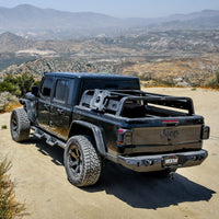 Westin 2021 Jeep Gladiator Overland Cargo Rack - Textured Black - Mammoth Racing -