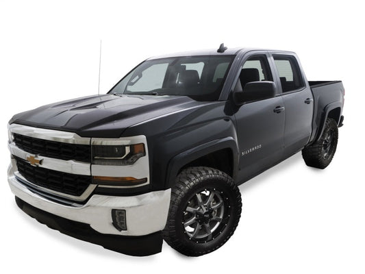 Bushwacker 16-18 Chevy Silverado 1500 Fleetside OE Style Flares - 4 pc 69.3/78.8/97.8in Bed - Black - My Store