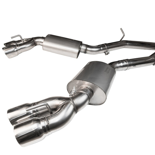 Kooks 16-20 Cadillac Cts-v 6.2l LT4 3in 304ss Green Catted Header-Back Exhaust w/Black Tips - Mammoth Racing -