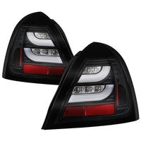 Spyder Pontiac Grand Prix 04-08 Light Bar LED Tail Light Black ALT-YD-PGP04-LED-BK - Mammoth Racing -