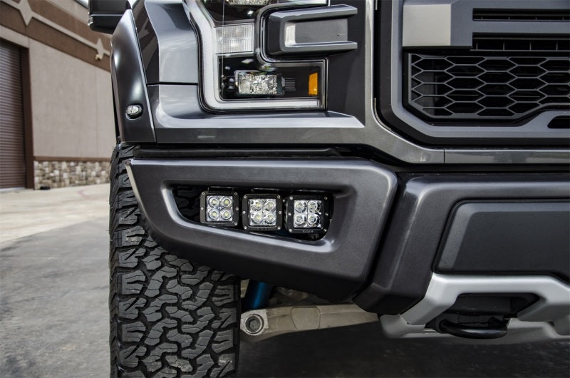N-Fab LBM Bumper Mounts 2017 Ford Raptor - Tex. Black - Mammoth Racing -