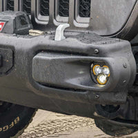 KC HiLiTES Flex ERA 3 Dual Mode SAE Fog Light - Single Light Master Kit (w/Clear + Yellow Lens) - Mammoth Racing -