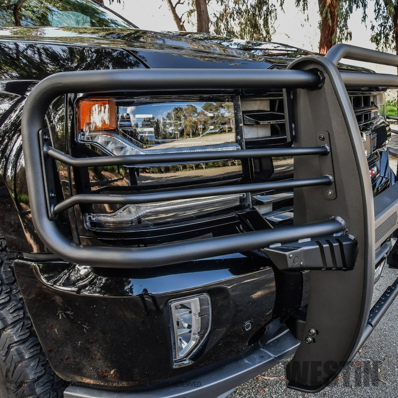 Westin 16-18 Chevy Silverado 1500 Sportsman X Grille Guard - Textured Black - Mammoth Racing -