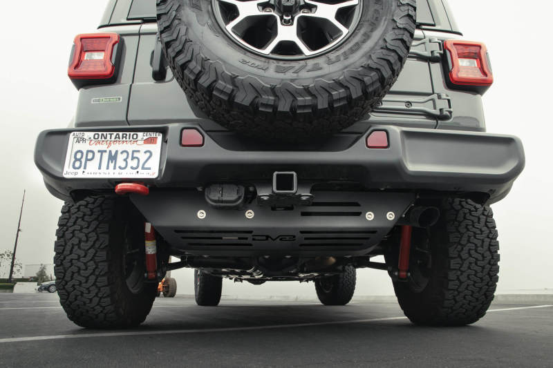 DV8 Offroad 20-22 Jeep Wrangler JL (3.0L Diesel) Rear Diff Skid Plate for Dana 44 - Mammoth Racing -
