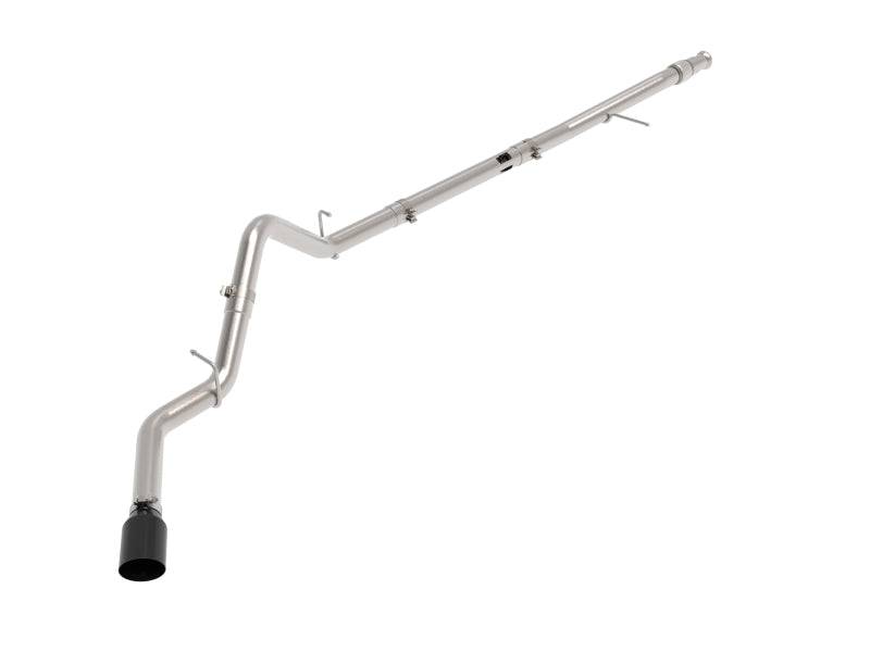 aFe Large Bore-HD 3in 409SS DPF-Back 20-21 GM Trucks L6-3.0L (td) LM2 - Black Tip - My Store