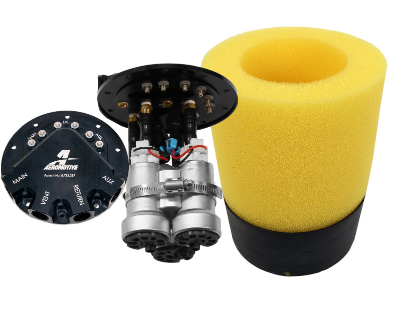 Aeromotive 05-18 Chevy Silverado 450 Triple Drop-In Phantom System - My Store