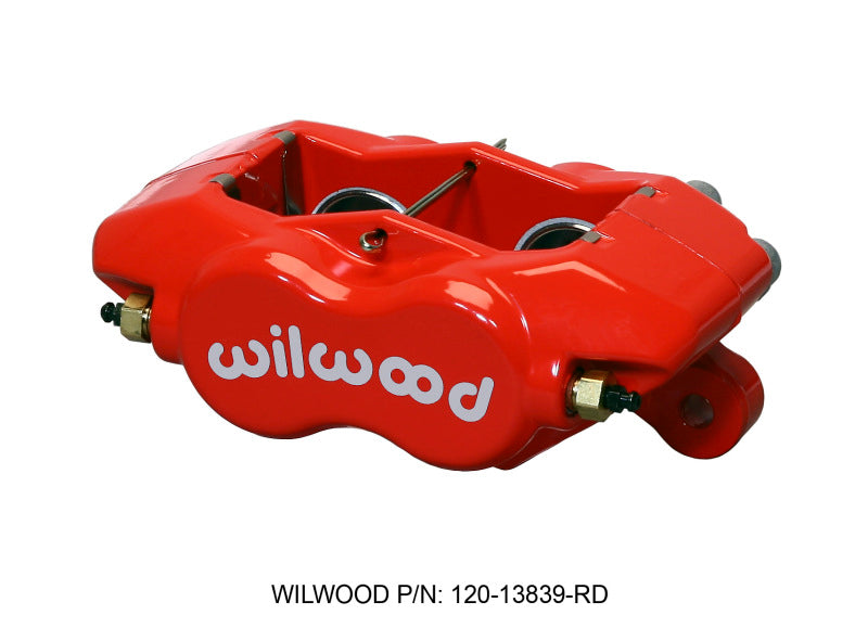 Wilwood Caliper-Forged DynaliteI-Red 1.38in Pistons .81in Disc - Mammoth Racing -
