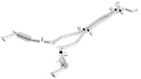 Borla 10-13 Chevy Camaro SS 6.2L 8cyl Aggressive Catback Exhaust - Mammoth Racing -