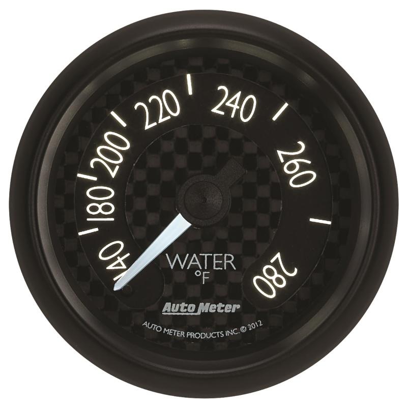 Autometer GT Series 52mm Mechanical 140-280 Deg F Water Temperature Gauge - My Store