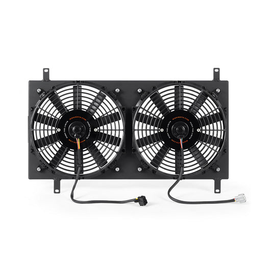 Mishimoto 90-97 Mazda Miata Aluminum Fan Shroud Kit - Black - Mammoth Racing -