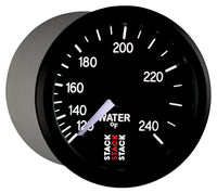 Autometer Stack 52mm 120-240 Deg F 1/2in Npt (M) Mechanical Water Temp Gauge - Black - My Store
