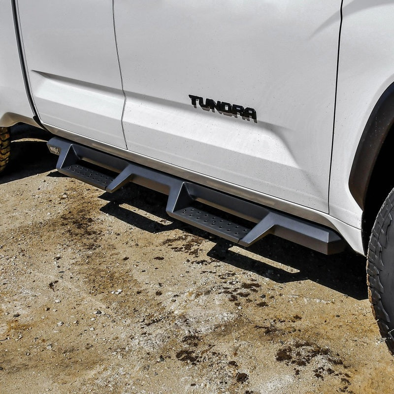 Westin/HDX 2022 Toyota Tundra Double Cab Drop Nerf Step Bars - Textured Black - Mammoth Racing -
