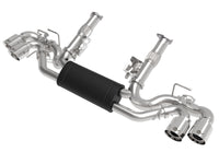 aFe MACH Force-Xp 3in to 2-1/2in 304SS Cat-Back 2020 Chevy Corvette (C8) 6.2L - Polished Tip - Mammoth Racing -